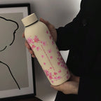 1pc550ml Sakura Tree Series Water Cup, Double-Layer Stainless Steel Insulated Coffee Cup, Cold Cup, Vacuum Flask And Insulated W mbzr