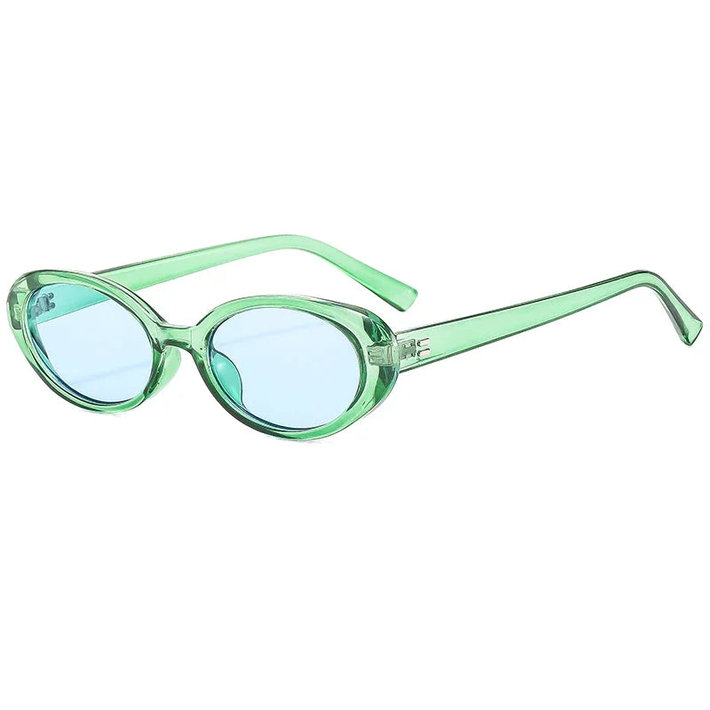 Fashion Small Oval Sunglasses Women Classic Vintage Men Sun Glasses UV400 Female Shades mbzr