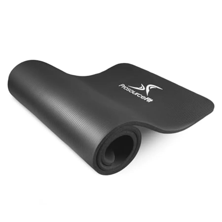 Extra Thick Yoga and Pilates Mat ½" 13mm or 1" (25mm), 71-inch Long High Density Exercise Mat with Comfort Foam and Carrying St mbzr