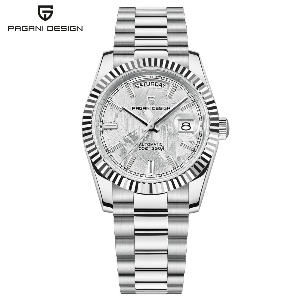 PAGANI DESIGN DD36 Double calendar 36MM mechanical automatic men watch Haiou ST16 sapphire luxury waterproof  relogio masculino