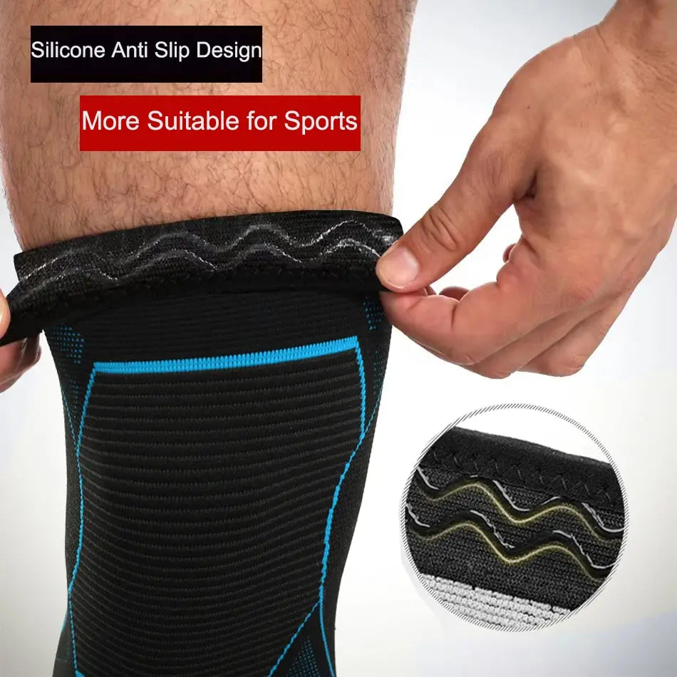 2pcs Black Thin Knee Compression Sleeves For Sports, Running, Basketball, Dancing, Fitness, Unisex, Summer Gym Accessories Knee Support mbzr
