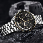 PAGANI DESIGN New Golden Watch Luxury Quartz Watches For Men Stainless steel Luminous AR Sapphire crystal Chronograph Man Gift Local Shipping