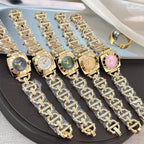 Elegant Square Women Watches Fashion Bracelet Band Ladies Quartz Wristwatches Reloj Mujer Girls Clock Gift