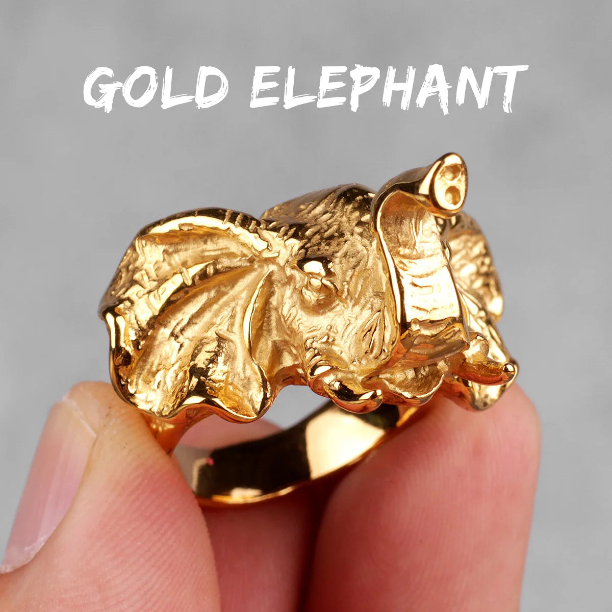 Stainless Steel Animal Rings Eagle Dog Dragon Bird Snake Hip Hop Trendy