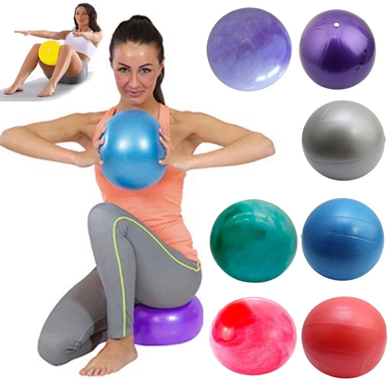 New 25cm Yoga Ball Exercise Gymnastic Fitness Pilates Ball Balance Exercise Gym Fitness Yoga Core Ball Indoor Training Yoga Ball mbzr