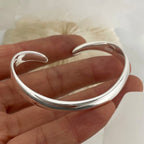 1pc  925 Sterling Silver Bracelets for Women Chain Accessories Trend Vintage Simple Heart Pendant Party Jewelry Gift mbzr
