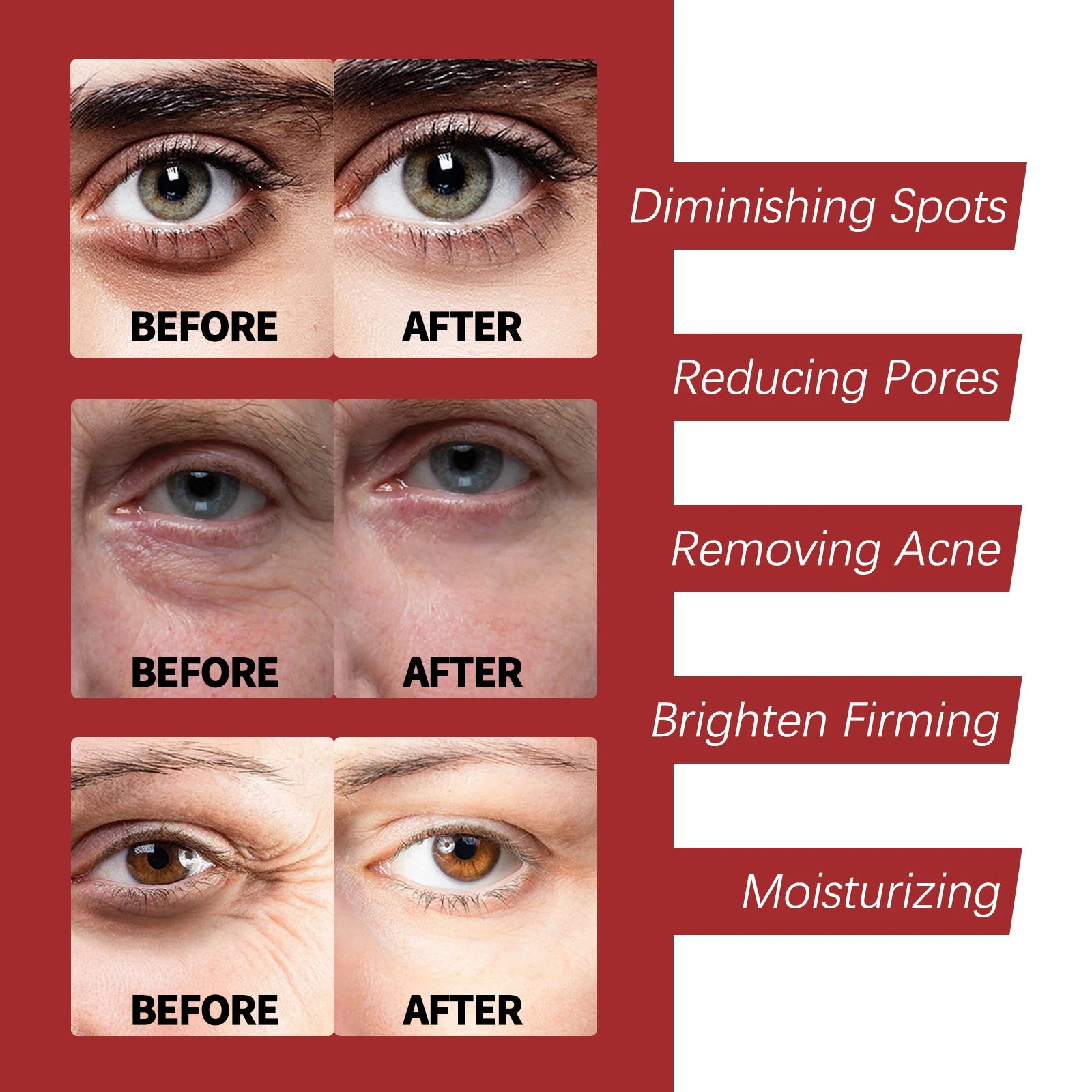 Retinol Collagen Face cream Complex Day Night Cream Hyaluronic acid Reduce fine lines dark circles moisturize firm pores mbzr