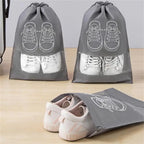 5/10pcs Shoes Storage Bag Closet Organizer Non Woven Travel Portable Bag Waterproof Pocket Clothing Classified Draw Hanging Bag mbzr