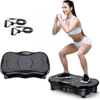 Magnetic Vibration Plate Exercise Machine: 200 Speeds, 330lb Capacity, Portable & Quiet Home Fitness for Women/Men mbzr