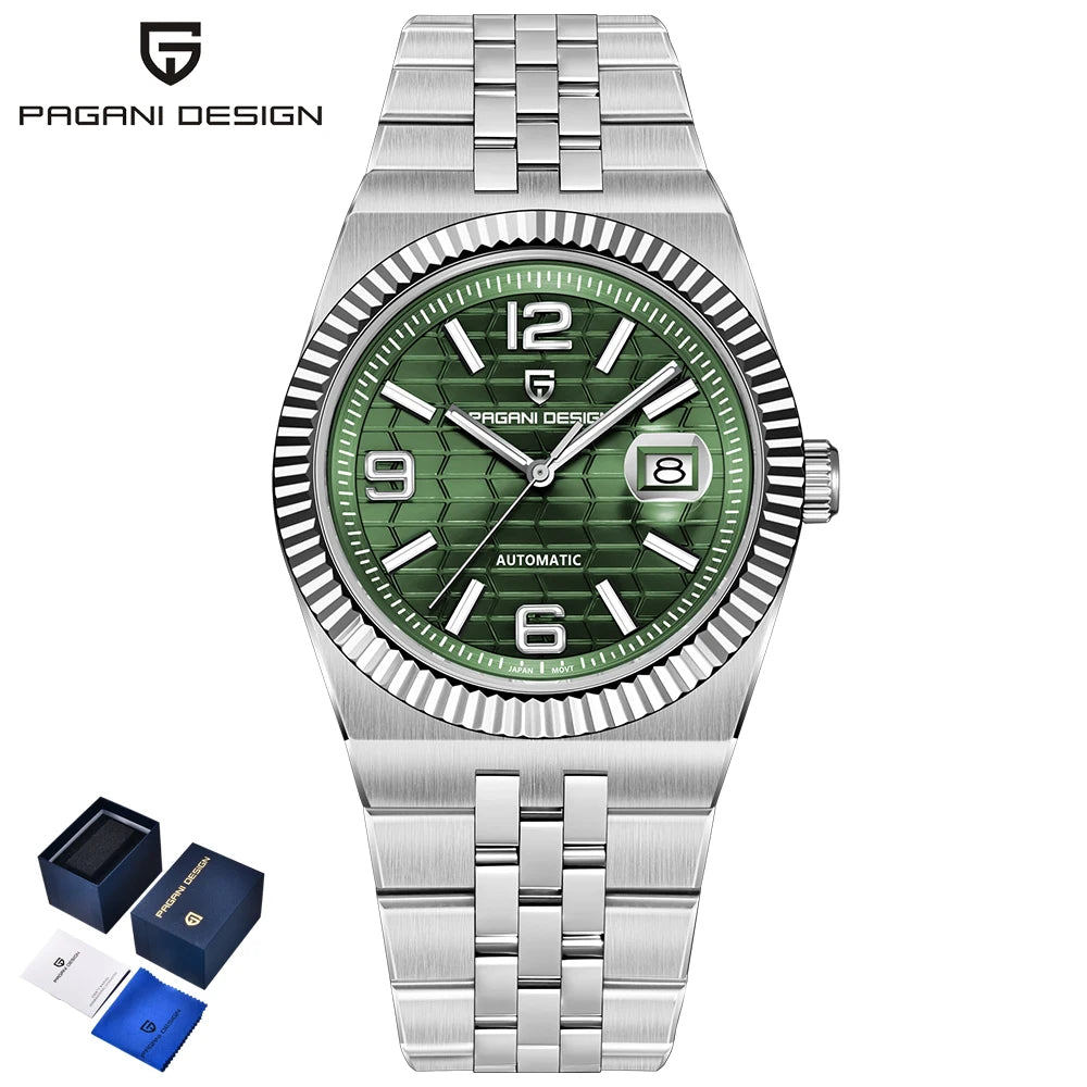 PAGANI DESIGN New Watches 3D Rhombus Dial Luxury Automatic Watch For Men Fashion AR Sapphire crystal Mechanical Wrist watch 2026
