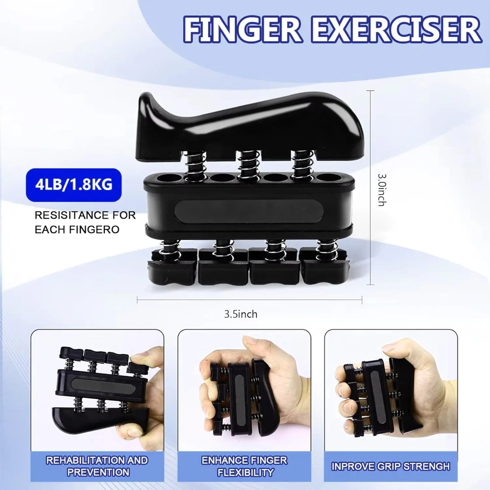 Adjustable Hand Gripper 5Pcs Grip Trainer Kit Finger/Hand Strength Muscle Build Fitness mbzr
