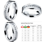Hot Selling Silver Plated Stainless Steel Rings For Men Square Cubic Zircon Ring Jewelry Accessories Wholesale Size 7-13