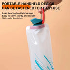 Outdoor Cycling Sports Water Bottle - Mountaineering Portable Water Cup - PE Plastic Folding Water Bag - Gift Promotion Water mbzr