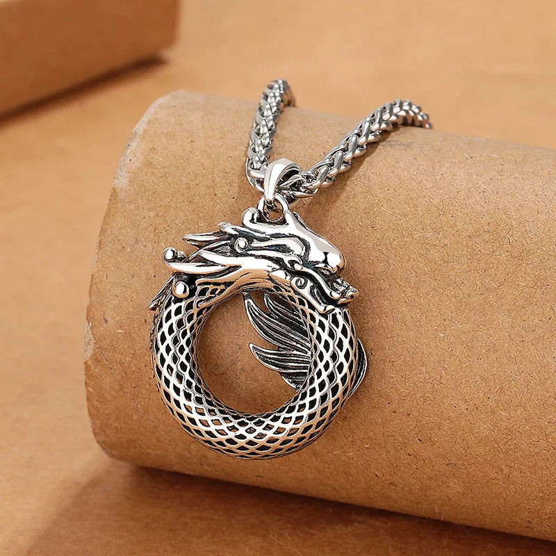 New 925 Sterling Silver Necklace dragon chain For Men Women Fashion Clavicle Chain Necklaces Wedding Party Jewelry Gift mbzr