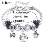 2025 New Charm Bracelet & Bangles Jewelry white butterfly Crown Beads Bracelets Brands Bracelets Fit Women Girl Gift