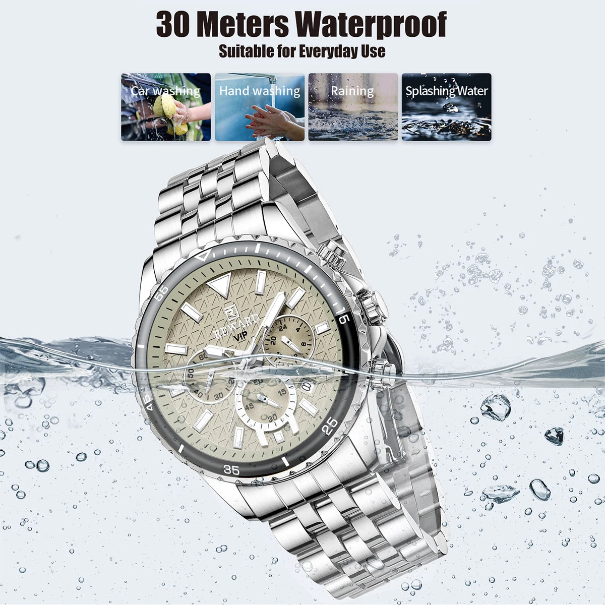 REWARD Watch For Men Fashion Military Sport Chronograph Clock Male Top Brand Luxury Waterproof Watches Montre Homme