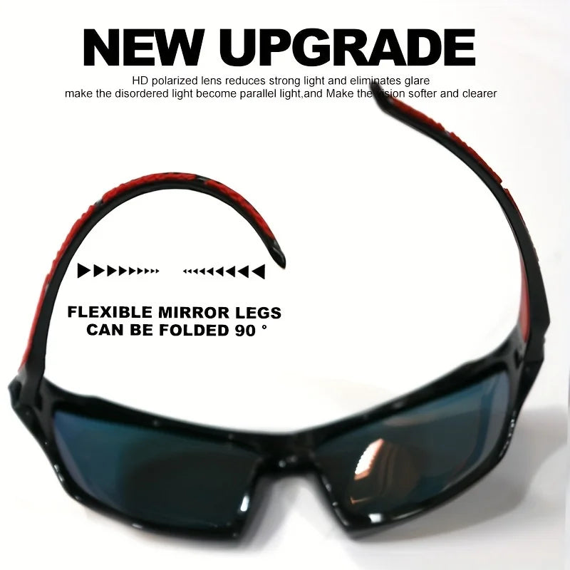 1/3PCS Sports Polarized Sunglasses for Men Lightweight Night Vision Male Shades Cycling Driving Fishing Fashion Mirror Sunglass mbzr
