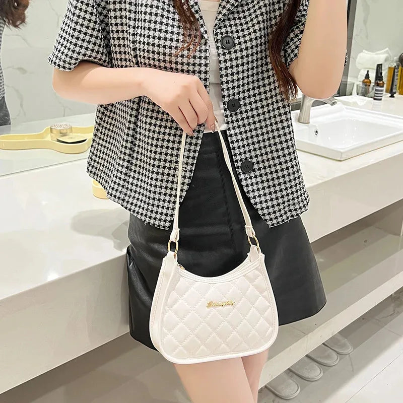 Ladies' retro shoulder bag, armpit handbag, fashionable design, crossbody bag mbzr