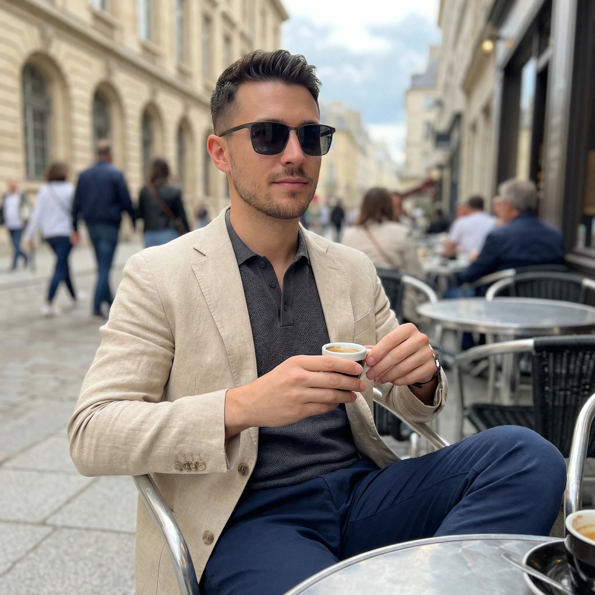 2026 Aluminum Magnesium Sunglasses High-Definition Polarized Sunglasses Men's Driver's Glasses Driving and Fishing Glasses 8177