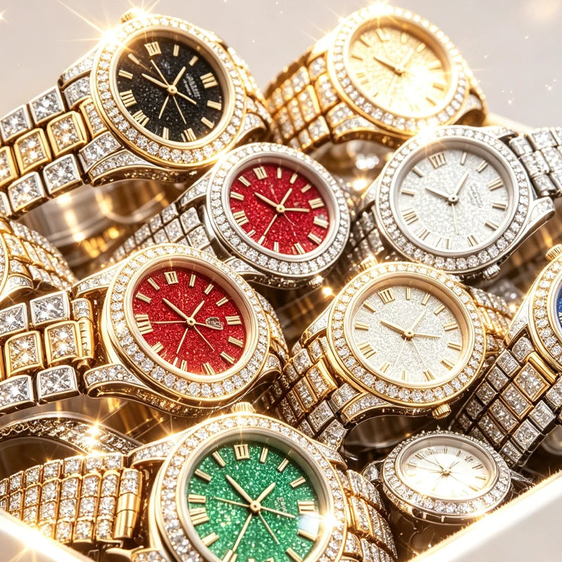 1 random men's or women's watch. This accessory combines casual, business, and fashion styles, making it perfect for music festivals,  Halloween, and parties. It’s an excellent birthday or Christmas gift for your boyfriend, mbzr