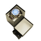 YaLaLuSi Men's Sport Chronograph Watch, Multi-Function Quartz Wristwatch with Gold Tone Bracelet, Multiple Colors Available, Ready-to-Gift Set