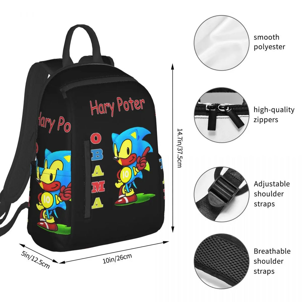 Obama Backpack Backpack Daypack Large Capacity Boys Girls BookBag School Bag Shoulder Bags for Men Women