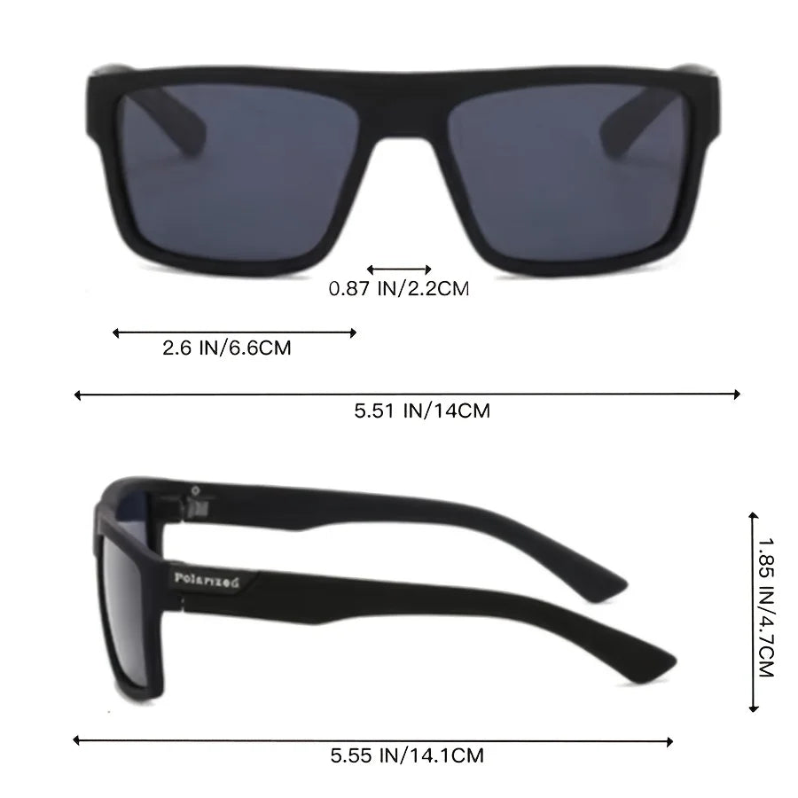 Punk Square Frame Sunglasses for Beach & Outdoor Sports