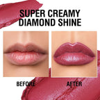 Quicksand Gold Lipstick Fine Glitter lipstick, Moisturizing Silky Mermaid Girl Pink, Long-Lasting Waterproof Grapefruit Orange mbzr