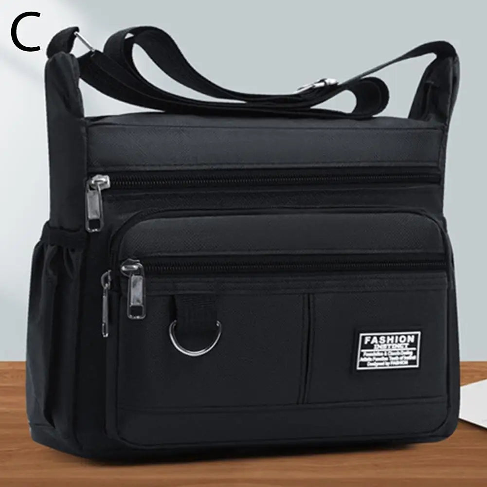 Mens Crossbody Bag Single Shoulder Bags Big Capacity Multi-Pockets Storage Bag Fashion Handbag Business Crossbody Bags mbzr