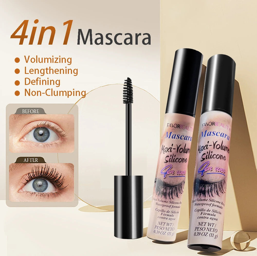 3-Pack Volumizing Mascara Set Includes three different brush heads, waterproof, long-lasting, creates thicker lashes. mbzr