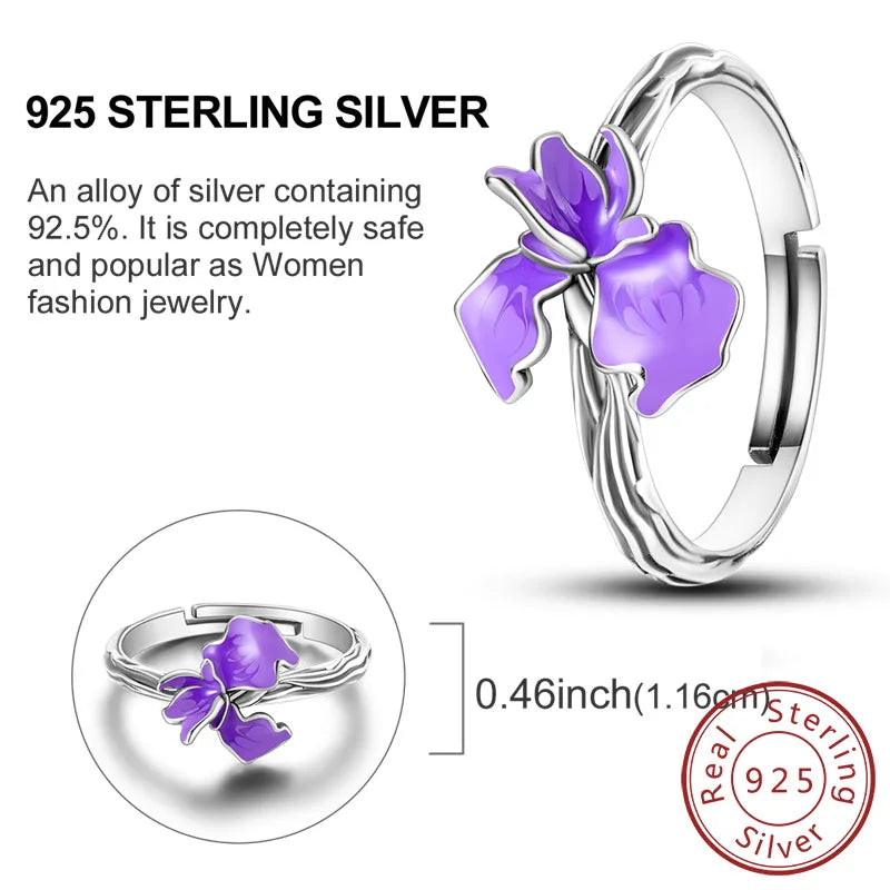 Anillos Apilables de Plata Esterlina 925 (Nuevos) – Lazo Rosa + Corazón (Tema Amor), Adecuados para Mujer y Chica mbzr