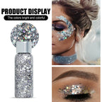 Body Glitter Gel Sequins Long Acting Face Eyes Hair Prom Party Mermaid Scales Not Easy To Take Off Makeup mbzr