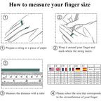 6Pcs Mens Rings 316L Stainless Steel for Men Women Vintage Thumb Engagement Ring Wedding Band Fidget Ring Set Jewel Gift
