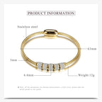Drop shipping Fashion Woman Bracelet and Bangles With Magnetic Clasp Women Stainless Steel Bracelet Bangles Jewelry Wholesale