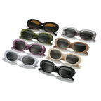 New Korean version gm personalized spice girl style American sunglasses three stars retro oval small frame premium sunglasses