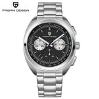 2026 Retro Luxury Men's Quartz Watches PAGANI DESIGN Sports Chronograph VK63 Watch For Men AR Sapphire Waterproof Leather Clock