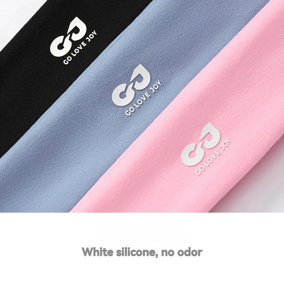 GOBYGO 1Pcs Elastic Sports Hairband Running Fitness Antiperspirant Band Sweat Absorbing Breathable Badminton Headband Men Women mbzr