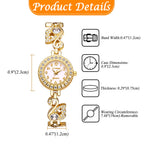 Ladies Watch Quartz Ultra thin full diamond case Arabic numerals scale full diamond cygnet decorated watch band Ladies bracelet