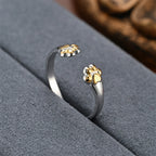 New Hot Selling Fashion Stainless Steel Cat Claw Ring with Adjustable Opening For Women Jewelry Gifts