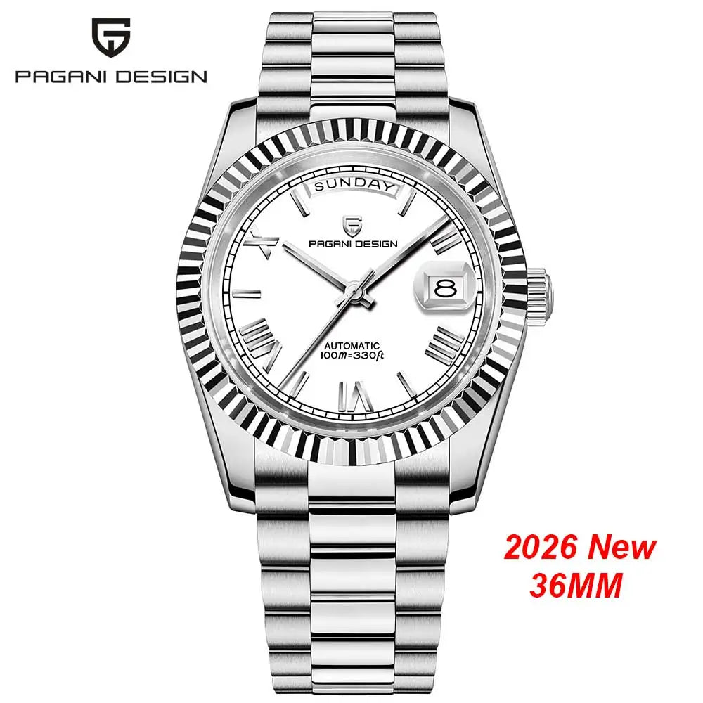 New DD36 Men's Watches PAGANI DESIGN Luxury Gold Automatic Watch Men AR Sapphire Glass Mechanical Wristwatch Men 10Bar ST16 Movt