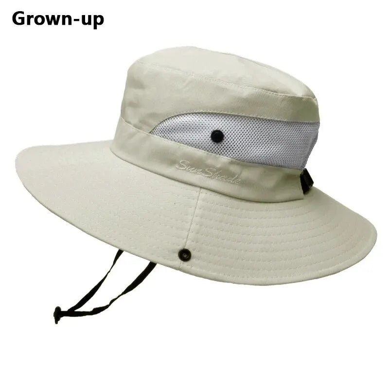 Xinbaoguan 100% Polyester Summer Outdoor Sun Hat, Breathable, Folding Sun Hat, Female Ponytail Hole Fisherman Hat