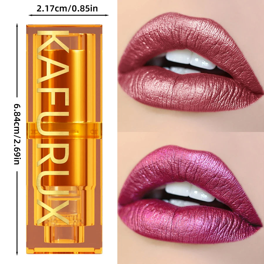 16Colors Bold & Intense Glitter Shiny Metallic Lipstick  Lip Tint,Long Lasting Lip Senior Matte Lip Makeup Gifts for Women Cosme mbzr