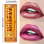 16Colors Bold & Intense Glitter Shiny Metallic Lipstick  Lip Tint,Long Lasting Lip Senior Matte Lip Makeup Gifts for Women Cosme mbzr