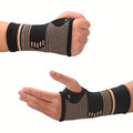 Sports Wrist Compression Sleeve, 2 Counts Breathable Wristband For Men & Women, Sports Accessories For Home Gym Workout, Wrist Wraps, Breathable Brace mbzr