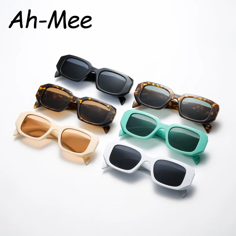 Vintage Small Square Gradient UV400 Sunglasses Women