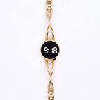 MAYZHISU Fashion LED Watch for Women Touch Screen Ladies Wristwatch Digital Clock Steel Band Electronic Female Bracelet Watch