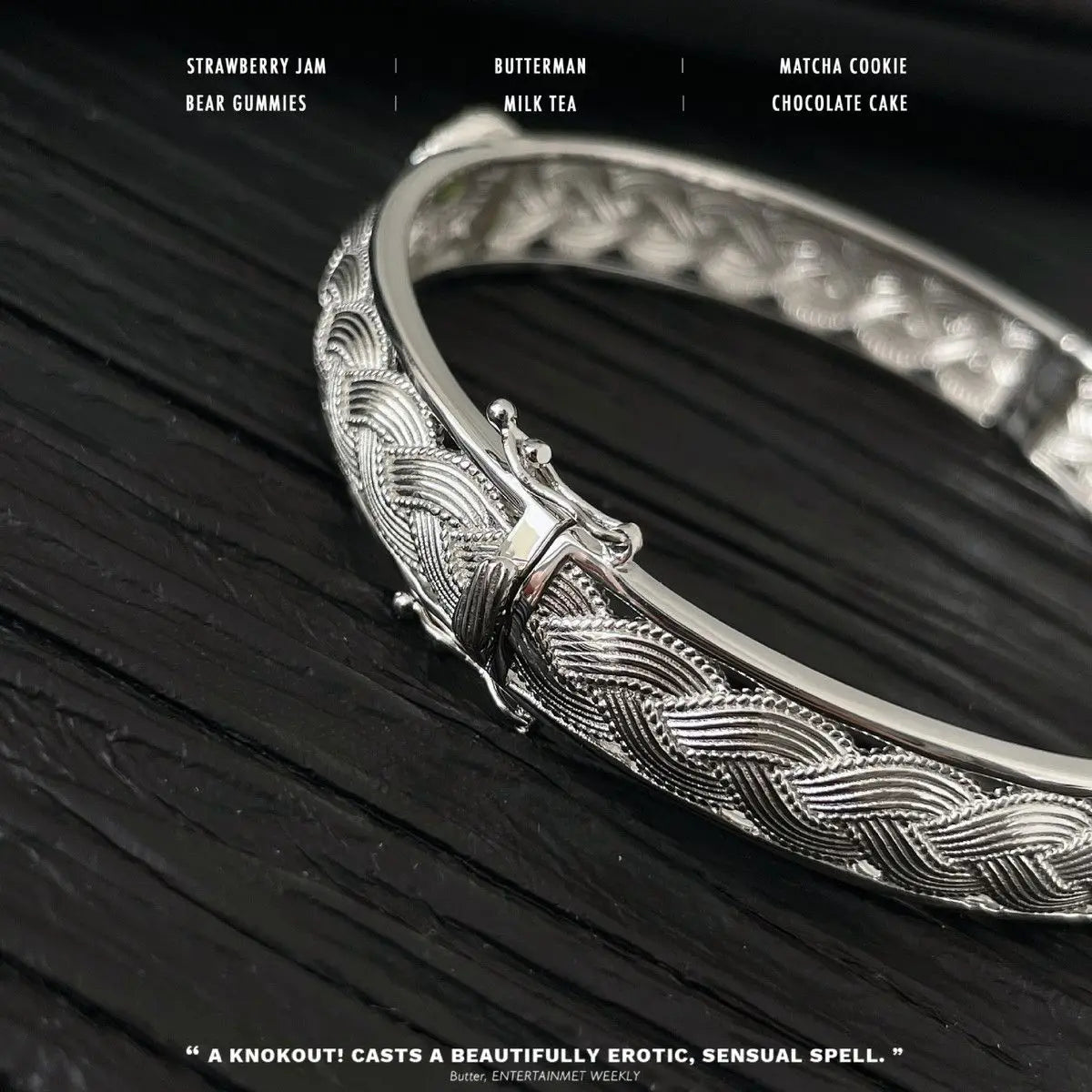 925 sterling silver tassels bracelet woven lace bracelet women's fashion light luxury niche high-end touch bracelet jewelry