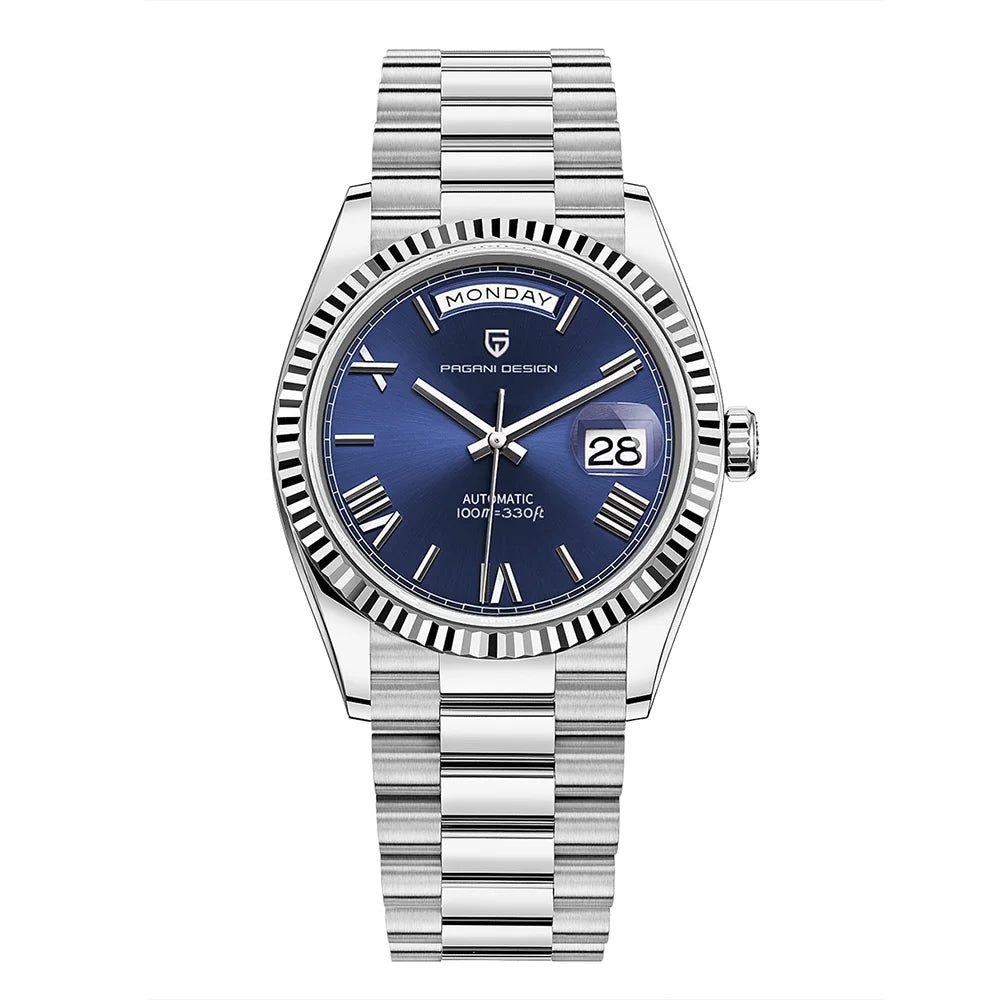 PAGANI DESIGN DD36 Double calendar 36MM mechanical automatic men watch Haiou ST16 sapphire luxury waterproof  relogio masculino