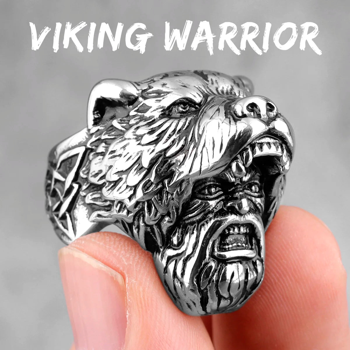 Stainless Steel Animal Rings Eagle Dog Dragon Bird Snake Hip Hop Trendy