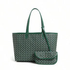 Women Minimalist Tote Bag Set With Wallet, Large Capacity Shoulder Bag, Office Casual Handbag mbzr